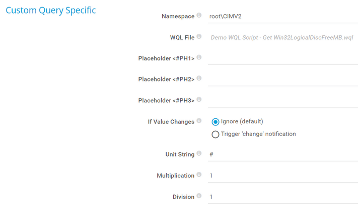 Custom Query Specific Custom Query Specific